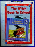 Hello Reader Book+AudioCD+Workbook Set 3-04 / Witch Goes to School
