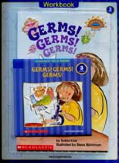 Hello Reader Book+AudioCD+Workbook Set 3-07 / Germs Germs Germs