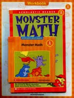 Hello Reader Book+AudioCD+Workbook Set 1-23 / Monster Math
