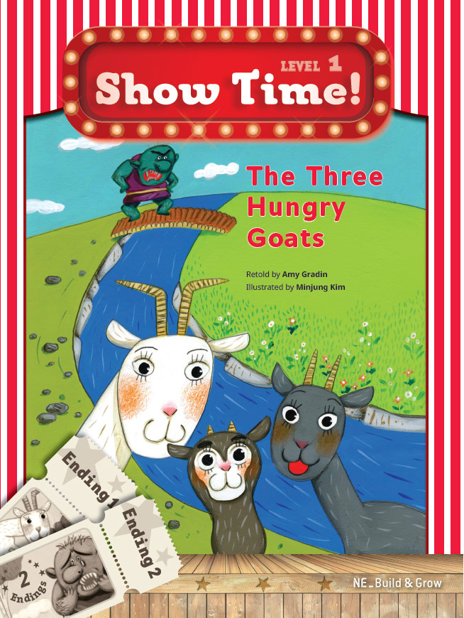 Show Time! Level 1 The Three Hungry Goats Student Book+CD isbn 9791125312659