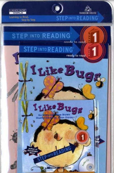 Step Into Reading Step 1 I Like Bugs Book+CD+Workbook