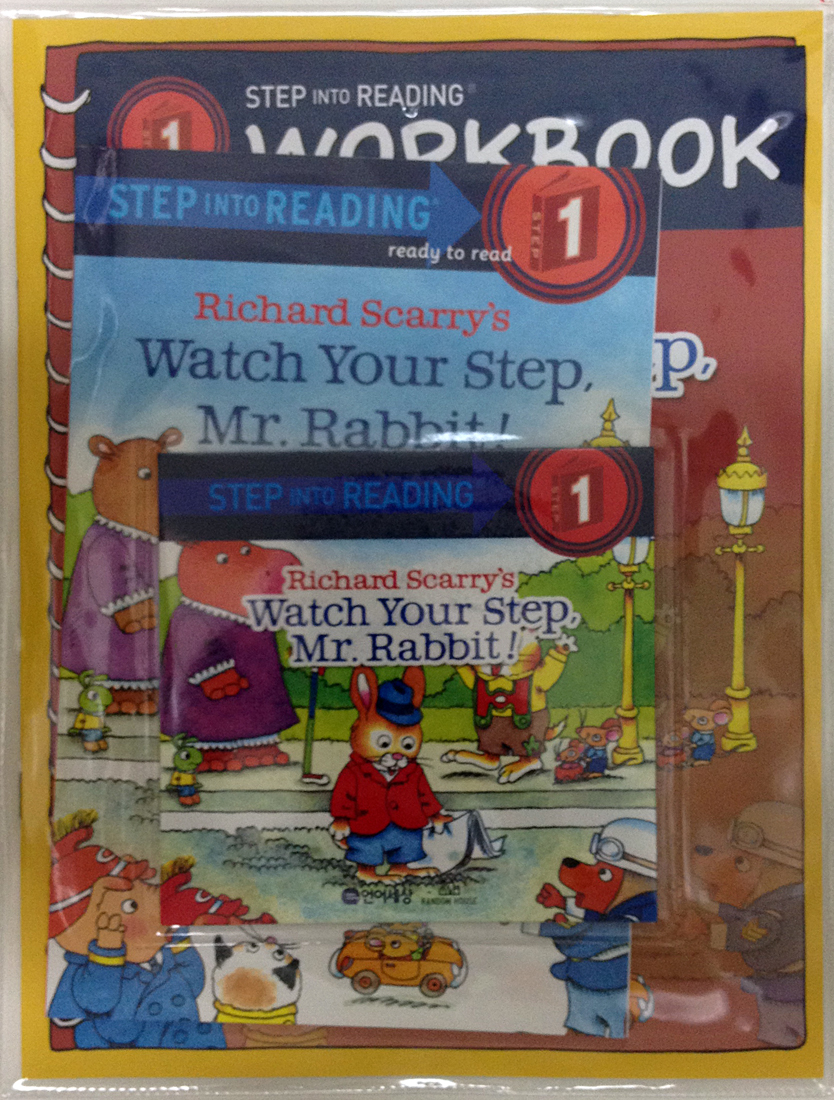 Step into Reading 1 Richard Scarry's Watch Your Step, Mr. Rabbit (Book+CD+Workbook) isbn 9788925657356