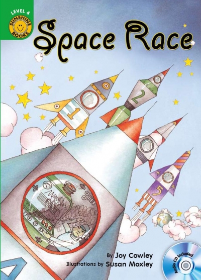 Space Race - Sunshine Readers Level 4 (Book + CD)