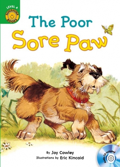 The Poor Sore Paw - Sunshine Readers Level 4 (Book + CD)