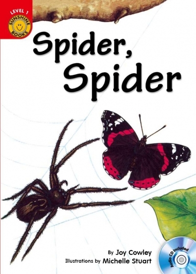 Spider, Spider - Sunshine Readers Level 1 (Book + CD)