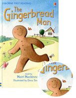 Usborne First Reading [3-04] Gingerbread Man (Book+CD)