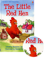 Usborne First Reading [3-06] Little Red Hen (Book+CD)
