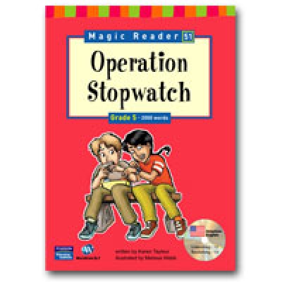 Magic Reader Grade 5 (1500 words) Operation Stopwatch Book+CD