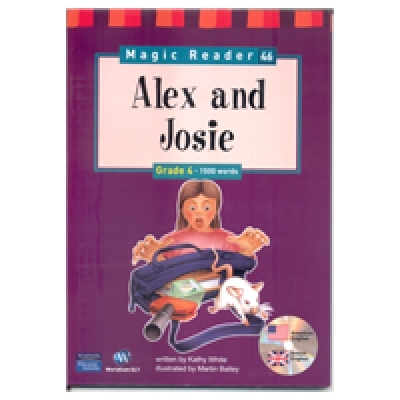 Magic Reader Grade 4 (1500 words) Adventure Alex and Josie Book+CD