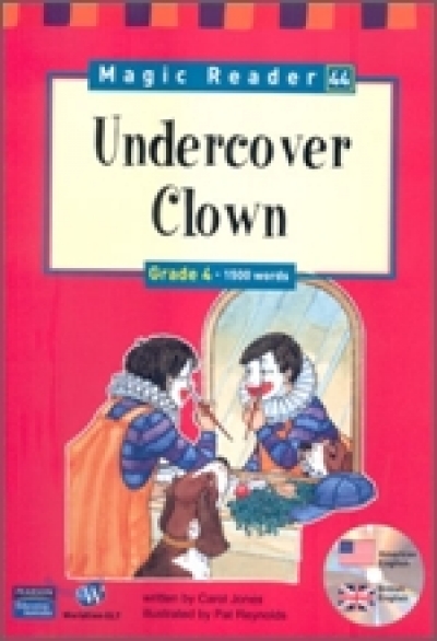 Magic Reader Grade 4 (1500 words) Mystery Undercover Clown Book+CD