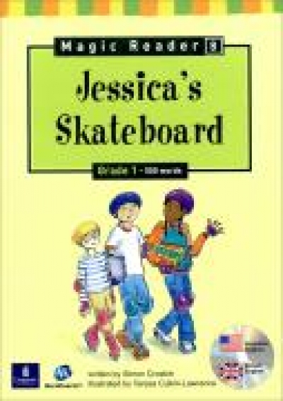 Magic Reader Grade 1 (500 Wrods) Mystery Jessicas Skateboard Book+CD