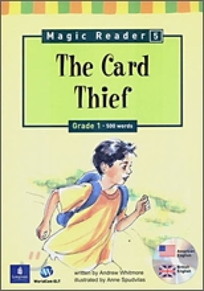 Magic Reader Grade 1 (500 Wrods) Mystery The Card Thief Book+CD