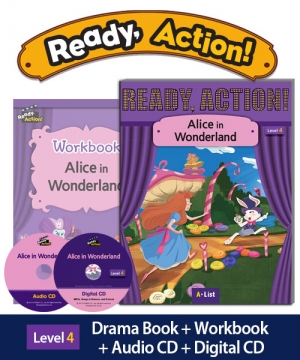 Ready Action 4 Alice in Wonderland (SB+WB+Audio/Digital CD pack) isbn 9791160571370