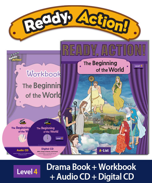 Ready Action 4 The Beginning of the World (SB+WB+Audio/Digital CD pack) isbn 9791160571332