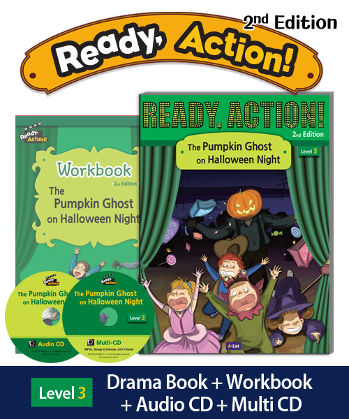 Ready Action 3 The Pumpkin Ghost on Halloween Night Pack isbn 9791155096895
