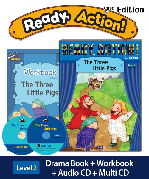 Ready Action 2 The Three Little Pigs Pack isbn 9791155096734