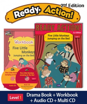 Ready Action 1 Five Little Monkeys Jumping on the Bed Pack isbn9791155096697