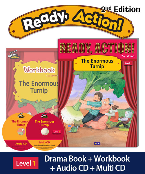 Ready Action 1 The Enormous Turnip Pack isbn 9791155096611