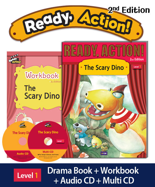 Ready Action 1 The Scary Dino Pack isbn 9791160579284