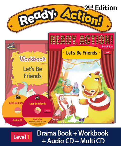 Ready Action 1 Let's Be Friends Pack isbn 9791155096666
