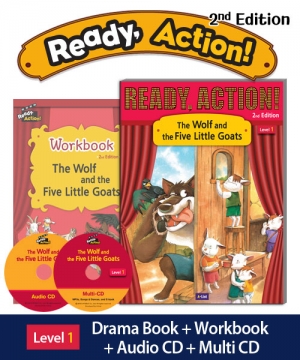 Ready Action 1 The Wolf and the Five Little Goats Pack isbn 9791155096635