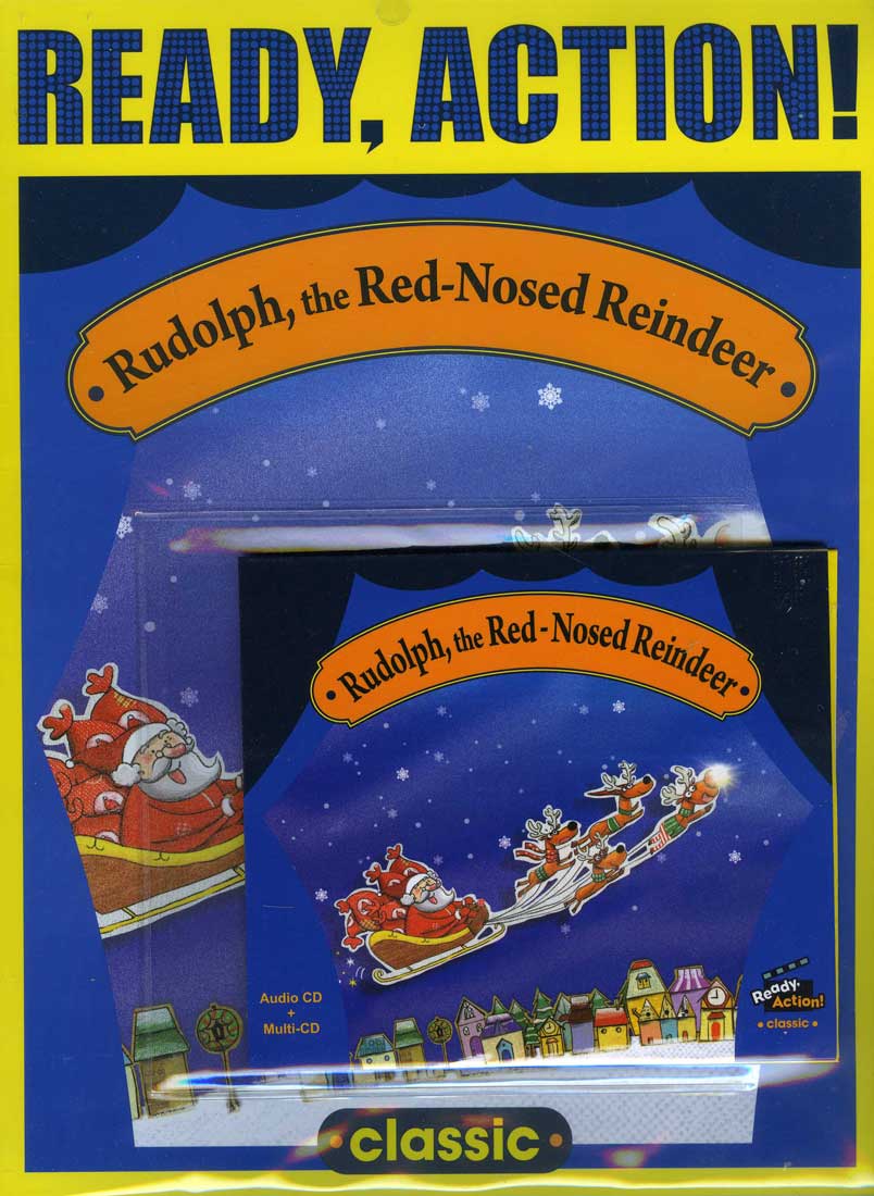 Ready Action Classic / Mid Level / Rudolph, the Red-Nosed Reindeer / Pack (Student Book+Workbook+CD)