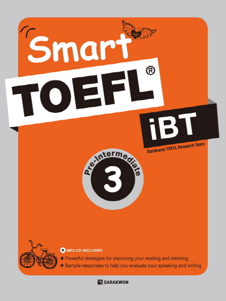 Smart TOEFL iBT Pre-Intermediate Book 3 / 본책 + MP3 CD 1장 + 정답 / isbn 9788927706632