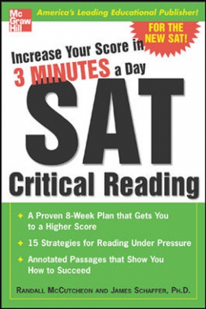 Mcgraw-Hill Increase Your Score in 3 Minutes a Day : SAT Critical Reading