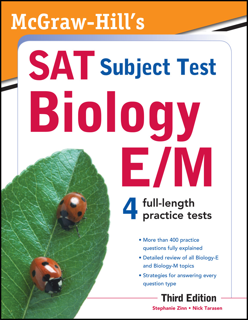 Mcgraw-Hill SAT Subject test Biology E/M (Third Edition)