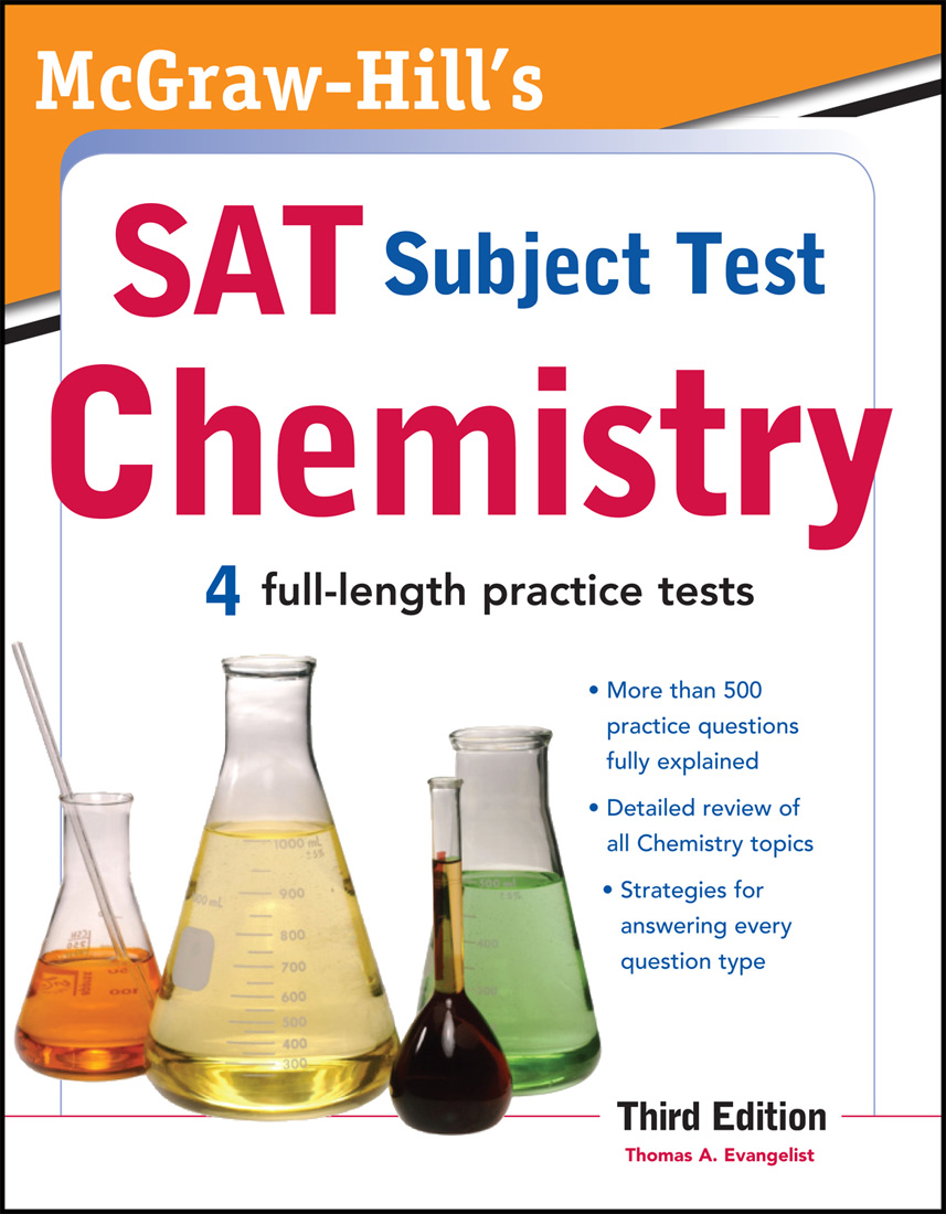 Mcgraw-Hill SAT Subject test Chemistry (Third Edition)