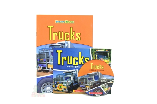 Brain Bank Kindergarten Social Studies Trucks 세트