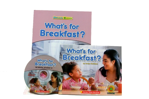 Brain Bank Kindergarten Social Studies Whats for Breakfast? 세트