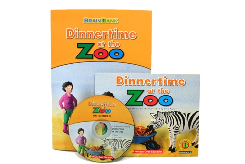 Brain Bank Kindergarten Science Dinnertime at the zoo 세트