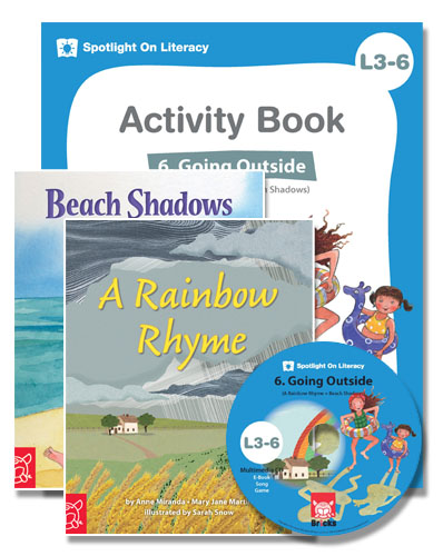 Spotlight On Literacy 3-6 Going Outside Beach Shadows, A Rainbow Rhyme isbn 9788964352878