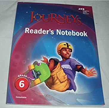 Journeys Reader s Notebook 6 (2017) isbn 9780544847101